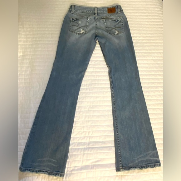 BKE Star 18 Distressed Stretch Flare Jeans - Picture 6 of 10